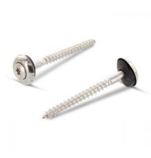 Art. 9087 A2 5,0X220 TX20 Шуруп c полупотайной головкой и двухсоставной шайбой, со свободной EPDM прокладкой (15 мм) и звездообразным шлицем TX (TORX) нержаве