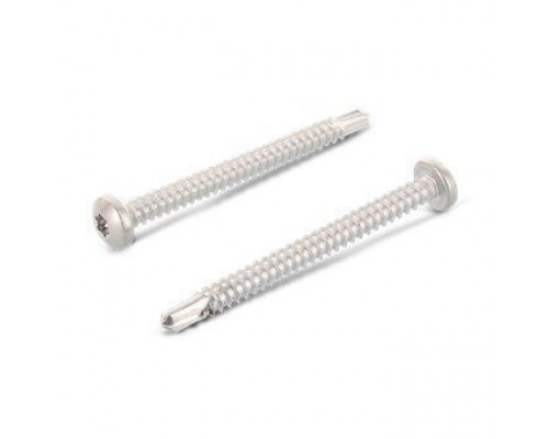 DIN 7504 A2 M 3,9X25 TX15 Саморез самонарезающий сверлоконечный с полукруглой головой и звездообразным шлицем TX (Torx), форма М нержавеющий  купить в Москве