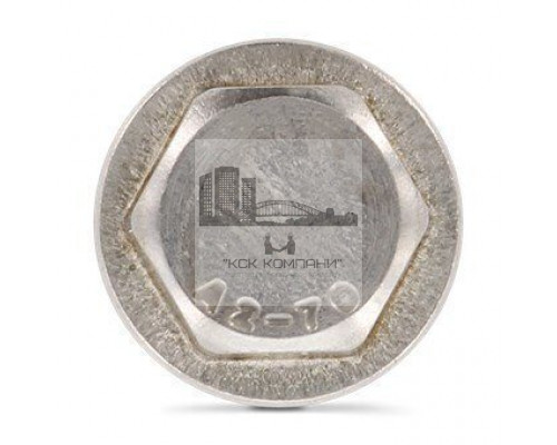 DIN 910 A2 M 22X1,5 согласно DIN 13 Пробка резьбовая нержавеющая с метрической резьбой, с шестигранной головкой и фланцем  купить в Москве