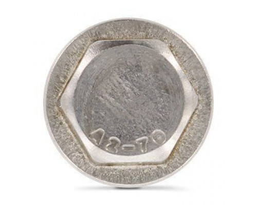 DIN 910 A2 M 22X1,5 согласно DIN 13 Пробка резьбовая нержавеющая с метрической резьбой, с шестигранной головкой и фланцем  купить в Москве