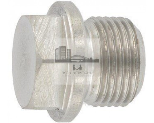 DIN 910 A2 M 14X1,5 согласно DIN 13 Пробка резьбовая нержавеющая с метрической резьбой, с шестигранной головкой и фланцем  купить в Москве