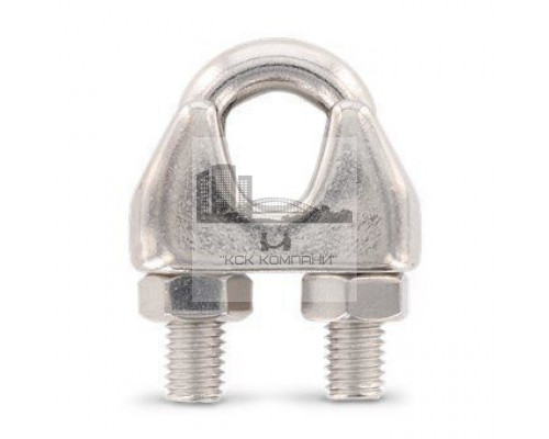 DIN 741 A4 4 Зажим для каната нержавеющий (аналог DIN 741)  купить в Москве