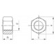 ISO 4033 A4-80 M 20 Гайка нержавеющая h=d, шестигранная