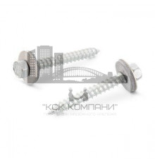 Art. 9059 A2 A 6,5X50 Саморез фасадный с острым концом и шестигранной головкой и EPDM-шайбой 19 мм