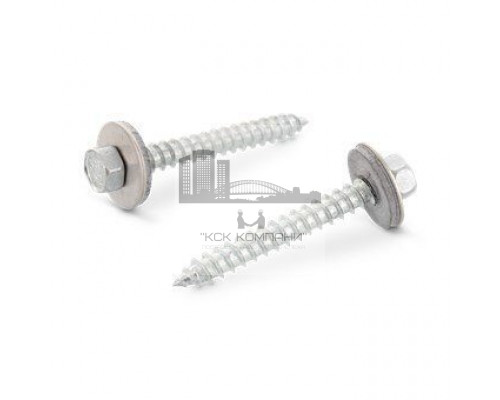 Art. 9059 A2 A 6,5X38 Саморез фасадный с острым концом и шестигранной головкой и EPDM-шайбой 19 мм