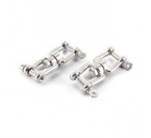 Art. 8256 A4 19 Вертлюг грузоподъемный тип "вилка-вилка" нержавеющий