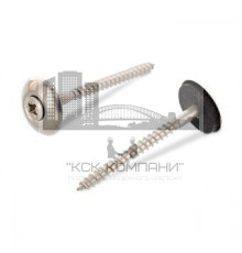 Art. 9168 A2 4,5X20 Z Шуруп по дереву с полупотайной головой с незакрепленной EPDM-шайбой (20 мм), шлиц PZ