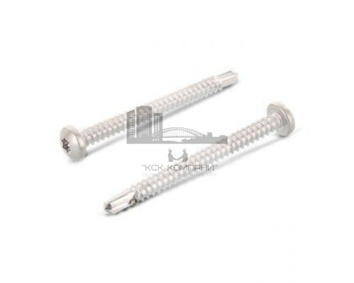 DIN 7504 AISI 410 M 3,9X45 TX15 Саморез самонарезающий сверлоконечный с полукруглой головой форма "М" и крестообразным шлицем TX (Torx) нержавеющий