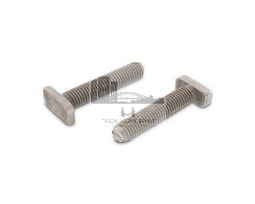 M 10X35 Art. 9097 A2 Болт нержавеющий для крепления профиля, тип 28/1, исполнение 1 - без подголовка 28/15 с Т-образной головкой