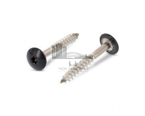 Art. 9086 A2 4,8X25 TX20 - RAL 7016 Саморез с расширенной низкой полукруглой головкой, неполной резьбой и звездообразным шлицем TX