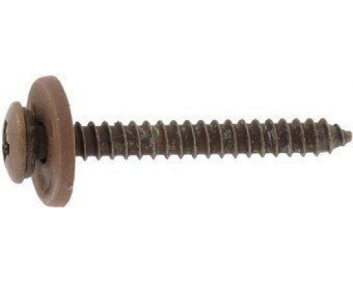 Art. 9066 A2 C 3,9X25 Z Саморез коричневый для подоконников c мелкой резьбой, шлиц PZ