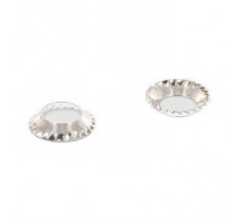 DIN 6798 A2 V 6,4 Шайбы тип V с внешними зубьями для винтов с потайной головкой стопорные пружинные