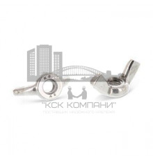 Art. 315 М16 AM.F. A4 Гайка (американка) нержавеющая с прямоугольными лепестками, американский тип