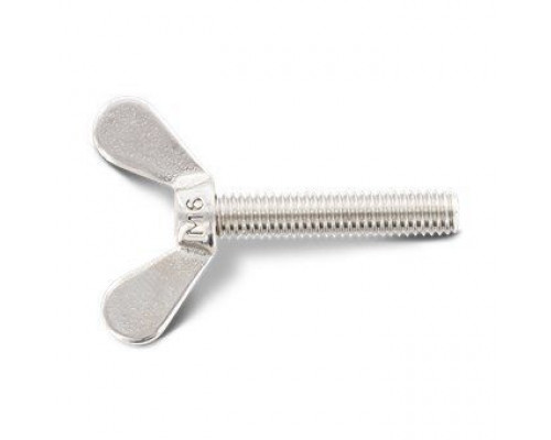 DIN 316 A2 M 6X12 Винт барашек немецкий тип нержавеющий с округлыми лепестками