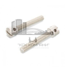 DIN 404 AISI 303 M 5X16 Винт с цилиндрической головой с радиальными отверстиями и прямым шлицем нержавеющий