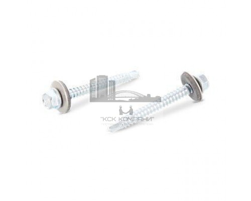 Art. 9504 A2/CV 5,5X70 Винт биметаллический самонарезающий сверлоконечный с уплотнительной шайбой 16 мм (сверл. способность 3 мм)