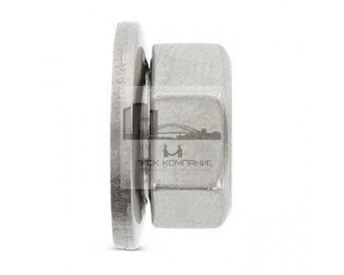 М6 SW10 A2 Комби-гайка с конической шайбой  (Compy-nuts) D=18