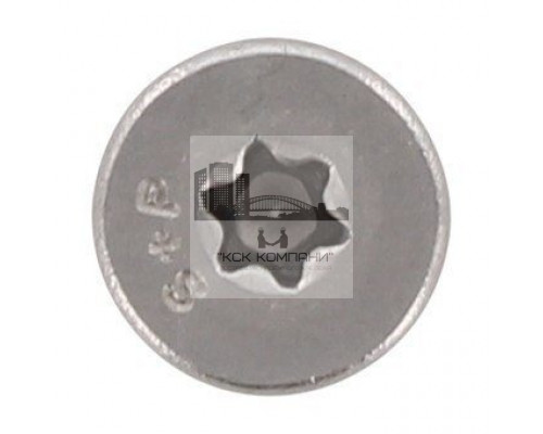 Art. 9246 AISI 410 6,0X140/70 TX25 Шуруп самосверлящий самозенкующий с потайной головой со второй фиксирующей резьбой и звездообразным шлицем TX (Torx) нерж  купить в Москве