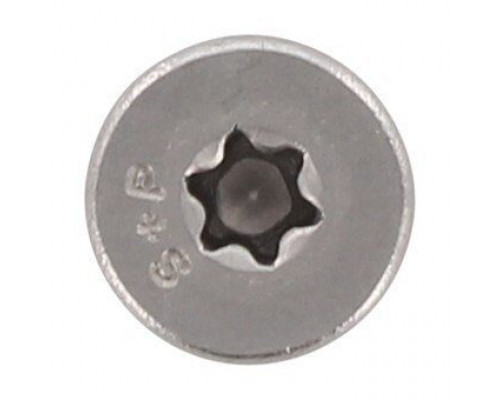 Art. 9246 AISI 410 4,5X70/42 TX20 Шуруп самосверлящий самозенкующий с потайной головой со второй фиксирующей резьбой и звездообразным шлицем TX (Torx) нержа