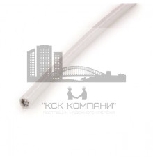 DIN 3055 в ПВХ оболочке A4 3,0/5,0 мм Трос для ограждений с покрытием непрозрачным белым ПВХ и плетением 7х7 нержавеющий