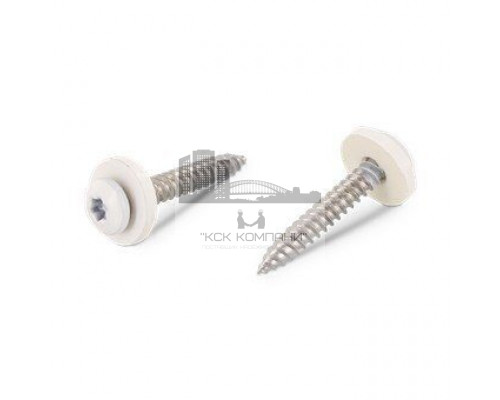 Art. 9066 A2 C 3,9X19 TX15 Саморез окрашенный RAL 9003 для подоконников c мелкой резьбой шлиц TX