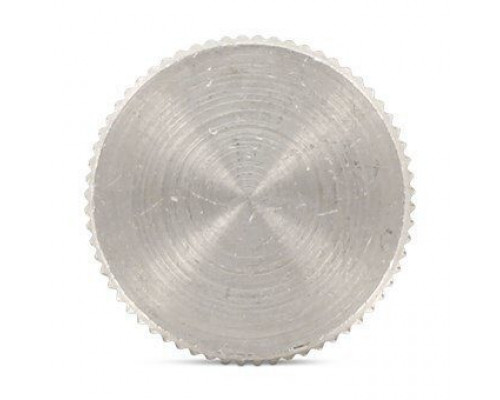 DIN 464 AISI 303 M 5X6 Винт нажимной рифленый высокий нержавеющий с накатанной головкой