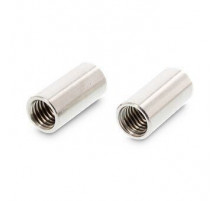 Art. 9070 М10х50 А4 Гайка-втулка нержавеющая соединительная, внешний диаметр 13 мм