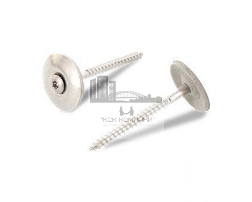 Art. 9089 A2 4,5X60 TX20 Шуруп по дереву с полупотайной головой с закрепленной EPDM-шайбой (25 мм), шлиц TX