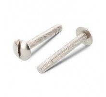 NF E 27-128 A2 M4X6 Винт с низкой полукруглой большой головой и прямым шлицем