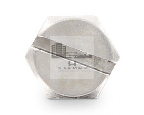 M5X8 SZ DIN 933 A4 Болт нержавеющий с прямым шлицем SL шестигранной головкой, полная резьба