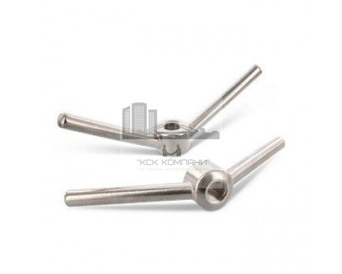 DIN 80701 М16 A4 Гайка нержавеющая с двуплечим рычагом (рычажковая)