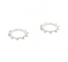 DIN 6797 A2 A 3,7 Шайбы тип A с внешними зубьями стопорные пружинные