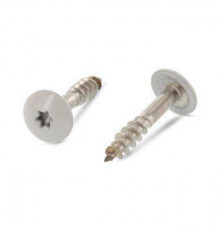 Art. 9086 A2 4,8X25 TX20 - RAL 7038 Саморез с расширенной низкой полукруглой головкой, неполной резьбой и звездообразным шлицем TX