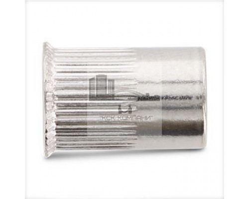 Заклепка М5х11.5мм Art. 1021 A2 нержавеющая с уменьшенным потайным бортиком и насечками, резьбовая