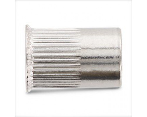 Заклепка М3х9мм Art. 1021 A2 нержавеющая с уменьшенным потайным бортиком и насечками, резьбовая