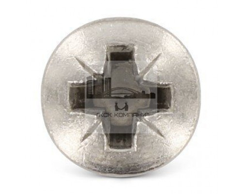 DIN 7983 A2 C 2,2X6,5 Z Винт самонарезающий с полупотайной головой с острым концом форма С и крестообразным шлицем PZ (Pozidrive) нержавеющий  купить в Москве