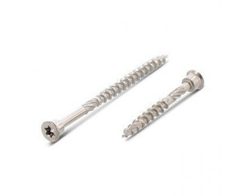Art. 9245 AISI 410 4,0X60/36 TX15 Шуруп с цилиндрической головой и режущей канавкой нержавеющий для строительства террас  купить в Москве