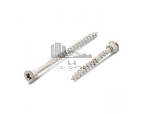 Art. 9245 AISI 410 5,0X45/24 TX25 Шуруп с цилиндрической головой и режущей канавкой нержавеющий для строительства террас