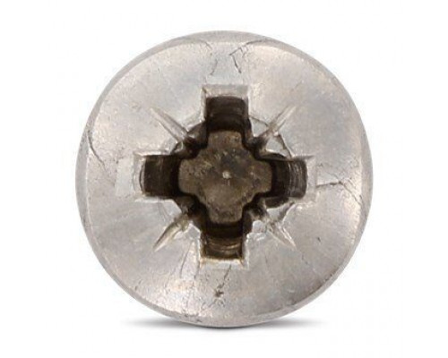 Art. 9048 A2 4,5X65 Z Саморез универсальный с полукруглой головой и шлицем PZ нержавеющий