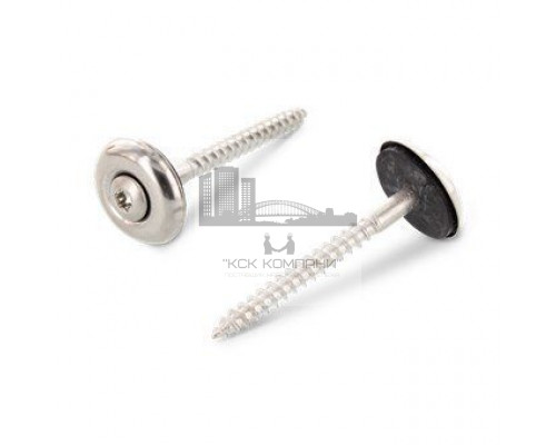 Art. 9088 A2 4,5X25 TX20 Шуруп по дереву с полупотайной головой с незакрепленной EPDM-шайбой (20 мм), шлиц TX