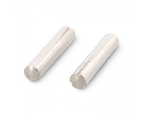 DIN 1472 AISI 303 2,5X25 Штифт установочный с насечкой на половину длины нержавеющий DIN 1472 AISI 303 2,5X25 Штифт установочный с насечкой на половину длины нержавеющий