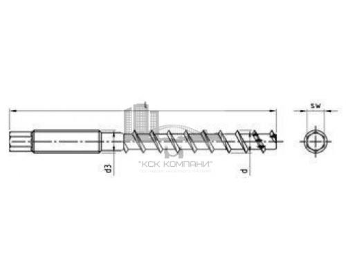 10X105/20 M10 Art. 9001 A4 SW 7 Болты нержавеющие ETA-15/0514 с шестигранным концом для бетона  купить в Москве