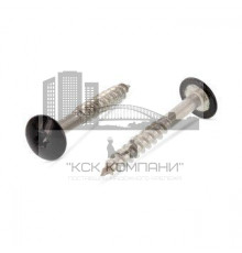 Art. 9086 A2 4,8X38 TX20 - RAL 9005 Саморез с расширенной низкой полукруглой головкой, неполной резьбой и звездообразным шлицем TX