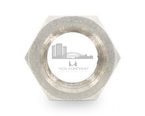 Art. 9064 М16 SW22  A2 Гайка нержавеющая шестигранная с резьбовой вставкой