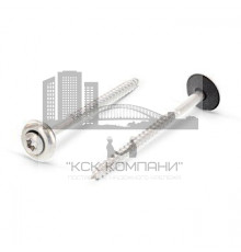 Art. 9287 A2 4,5X80 TX25 Шуруп по дереву с полупотайной головой с двухсоставной EPDM-шайбой (15 мм), шлиц TX