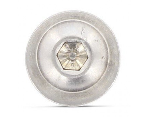 ISO 7380-2 A4 M 6X120/120 Винт нержавеющий с полукруглой головой, фланцем и внутренним шестигранником