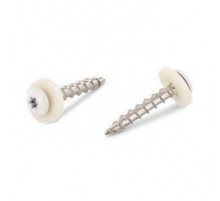 Art. 9066 A2 C 3,9X25 TX15 Саморез окрашенный RAL 9003 для подоконников c крупной резьбой шлиц TX