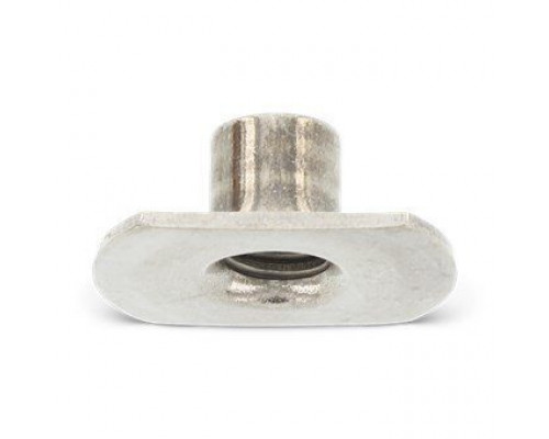 Art. 9060 A2 M 5 d 19 / h 7,5 Гайка нержавеющая с плоским фланцем форма С, приварная