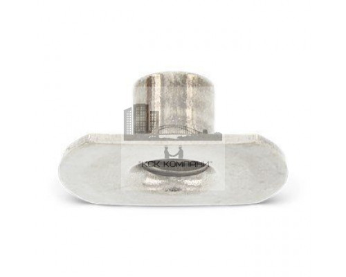 Art. 9060 A2 M 5 d 19 / h 7,5 Гайка нержавеющая с плоским фланцем форма С, приварная