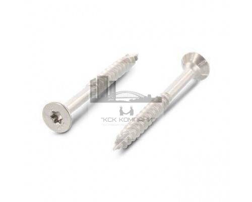 Art. 9147 A2 4,0X50/30 TX20 CUT Шуруп самосверлящий с потайной головой и режущей кромкой, самозенкующий с неполной резьбой и звездообразным шлицем TX (Torx)